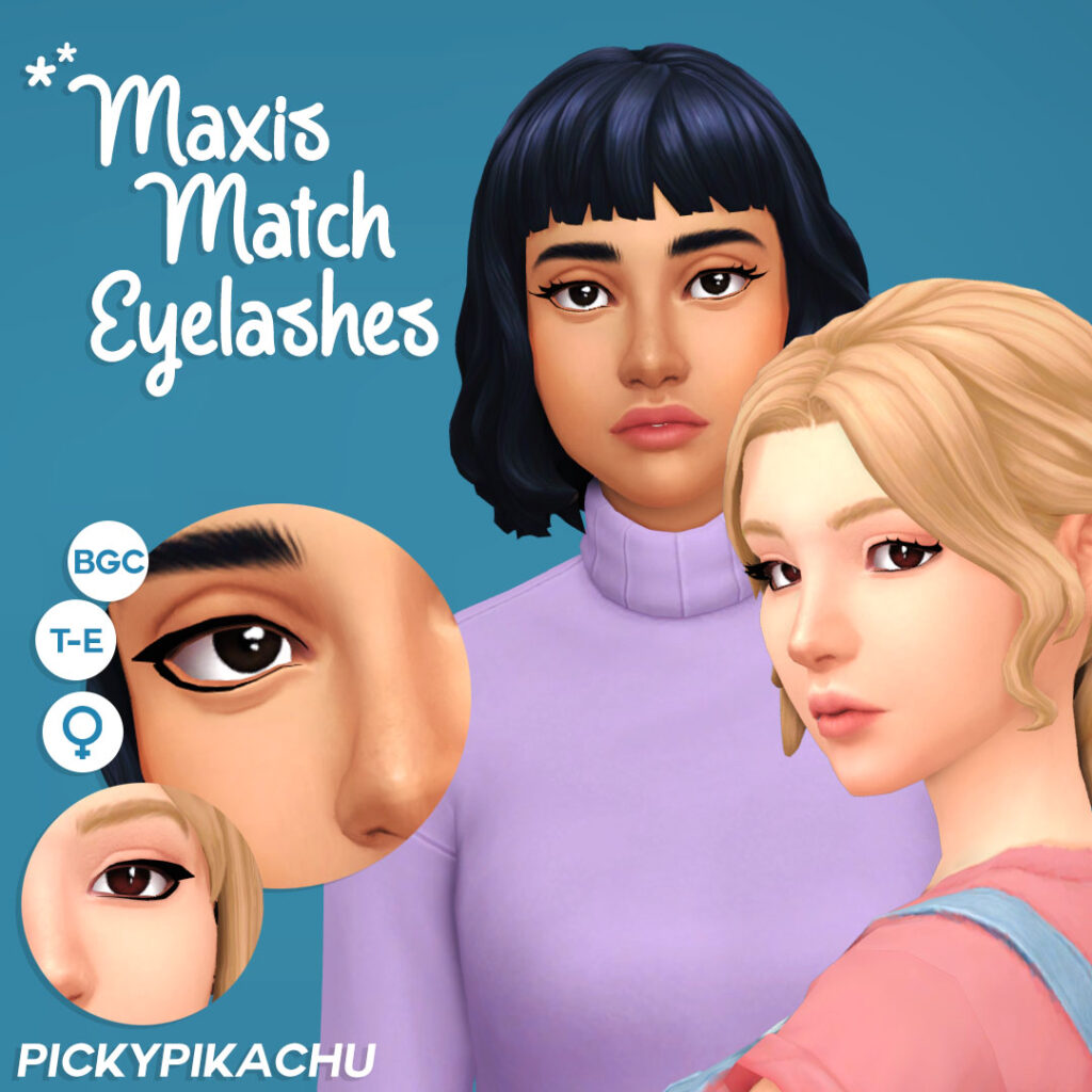 Pestañas Maxis Match
