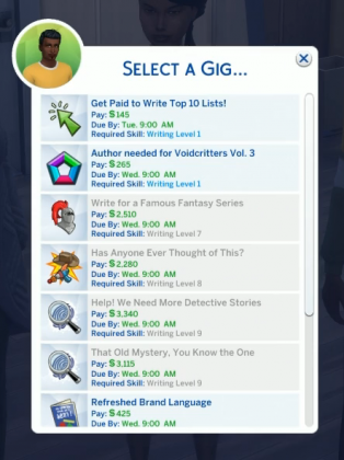 The Sims 4: Freelancer Career